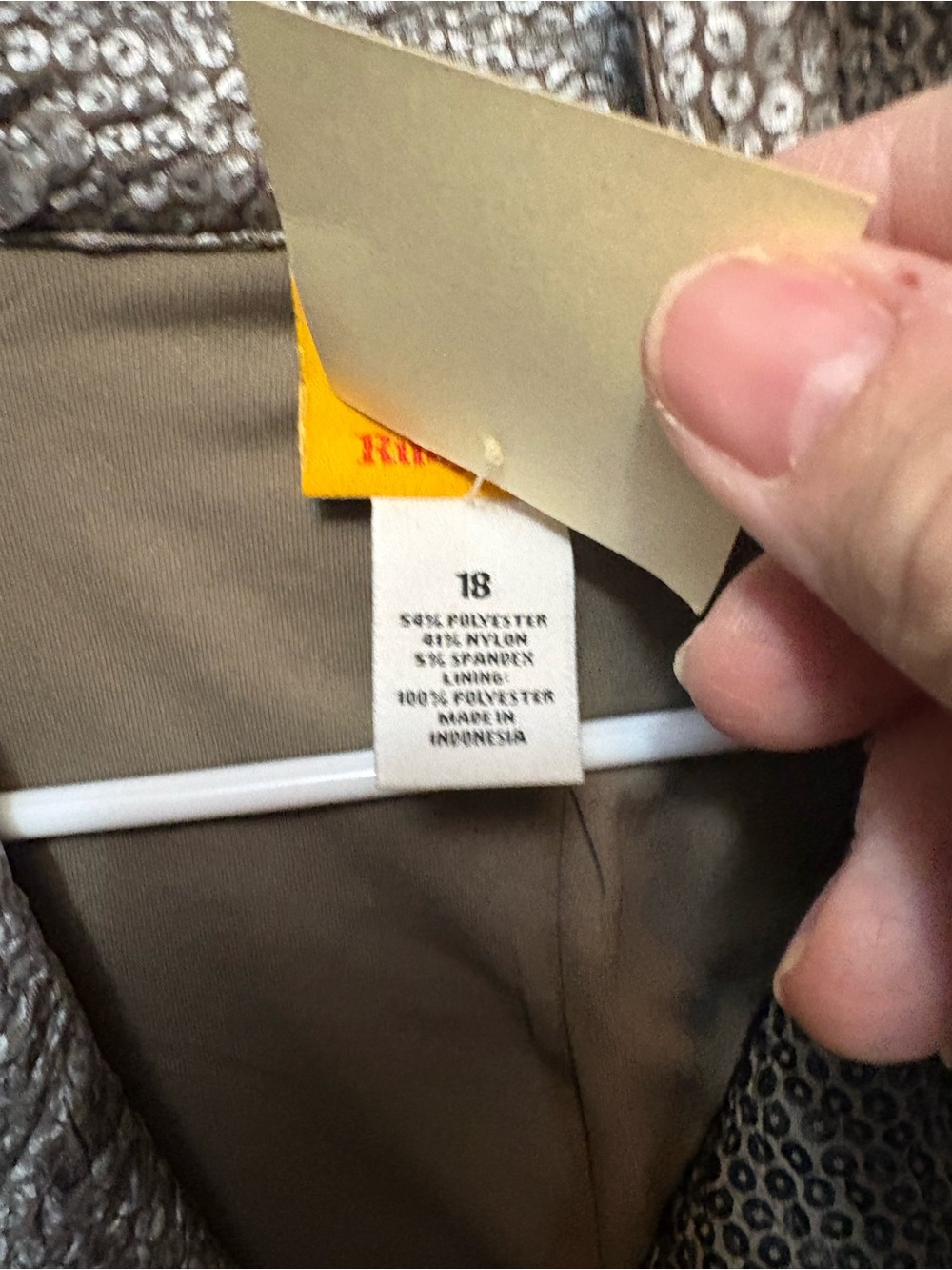 Ruby Rd. Gray Patterned Lightweight Bomber Jacket - Picture 8 of 10